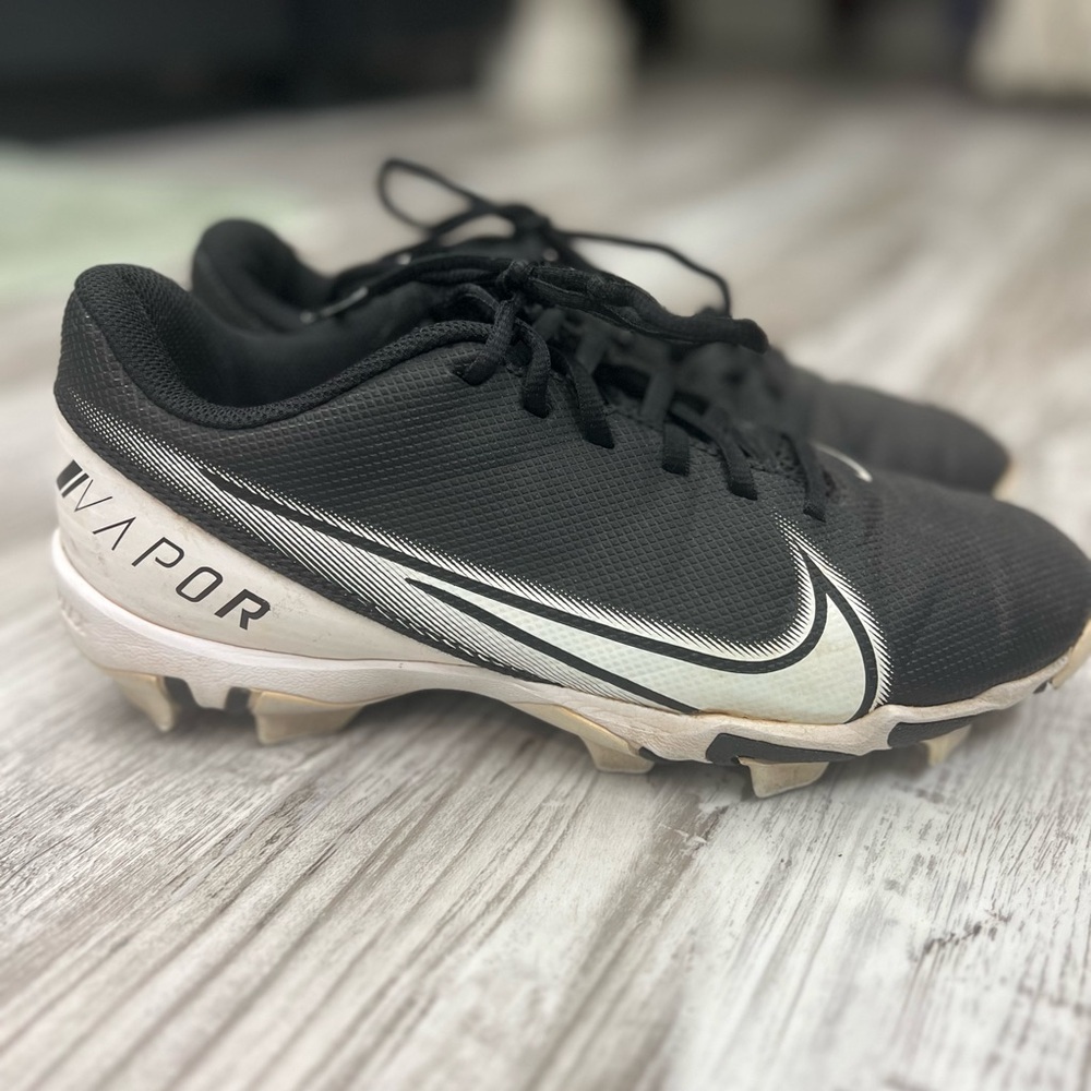 Nike Black and White Cleats